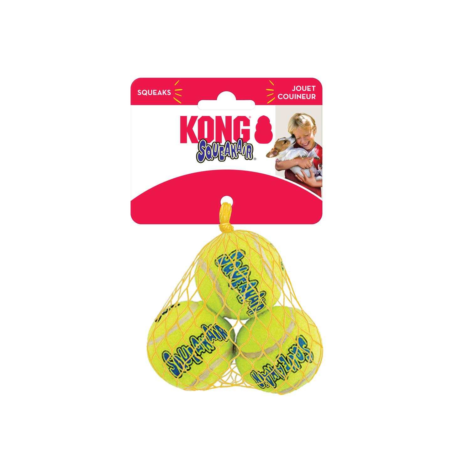KONG SqueakAir Balls Small 2" 3pk