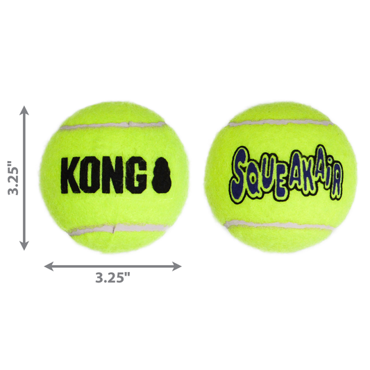 KONG SqueakAir Balls Large 3.25" Net-of-2