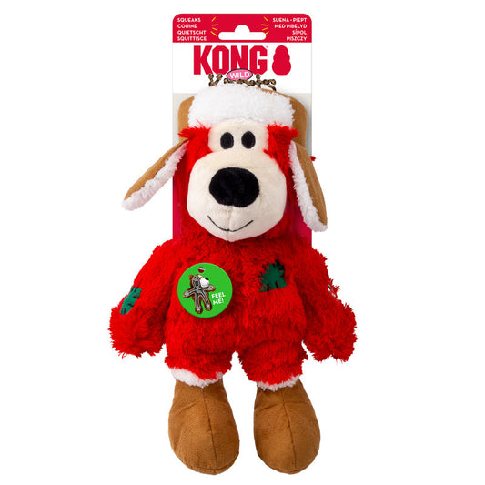 KONG Holiday Wild Knots Bear Assorted Medium/Large