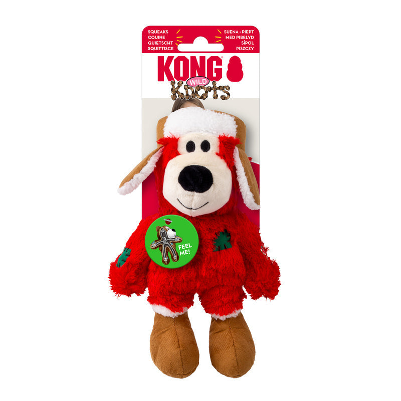 KONG Holiday Wild Knots Bear Assorted Small/Medium