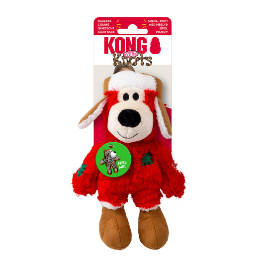 KONG Holiday Wild Knots Bear Assorted Small/Medium