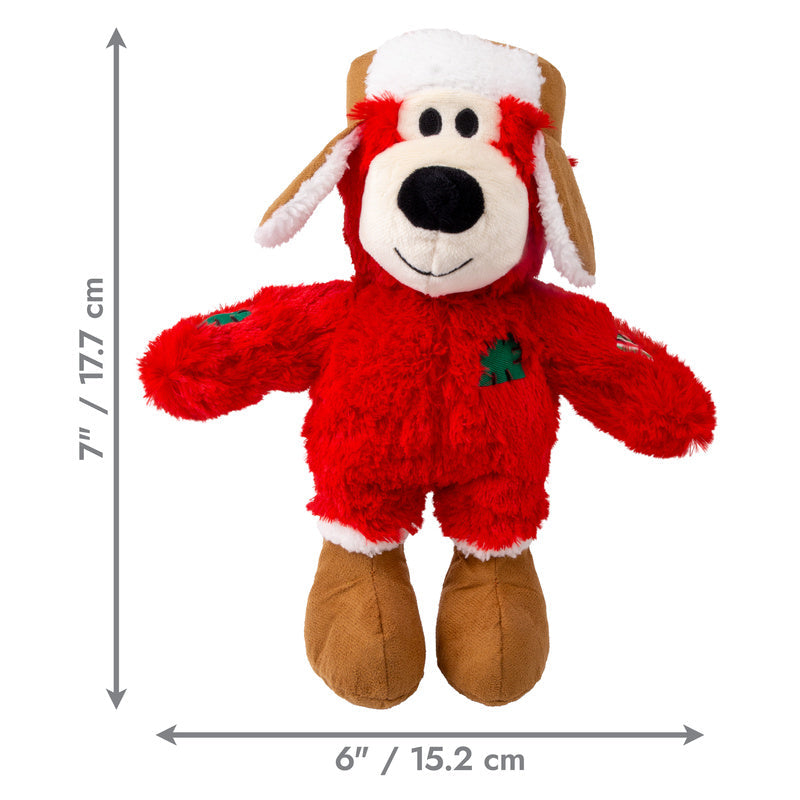 KONG Holiday Wild Knots Bear Assorted Small/Medium