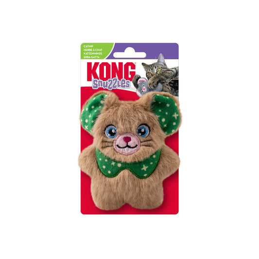 KONG Holiday Cat Snuzzles Mouse Assorted