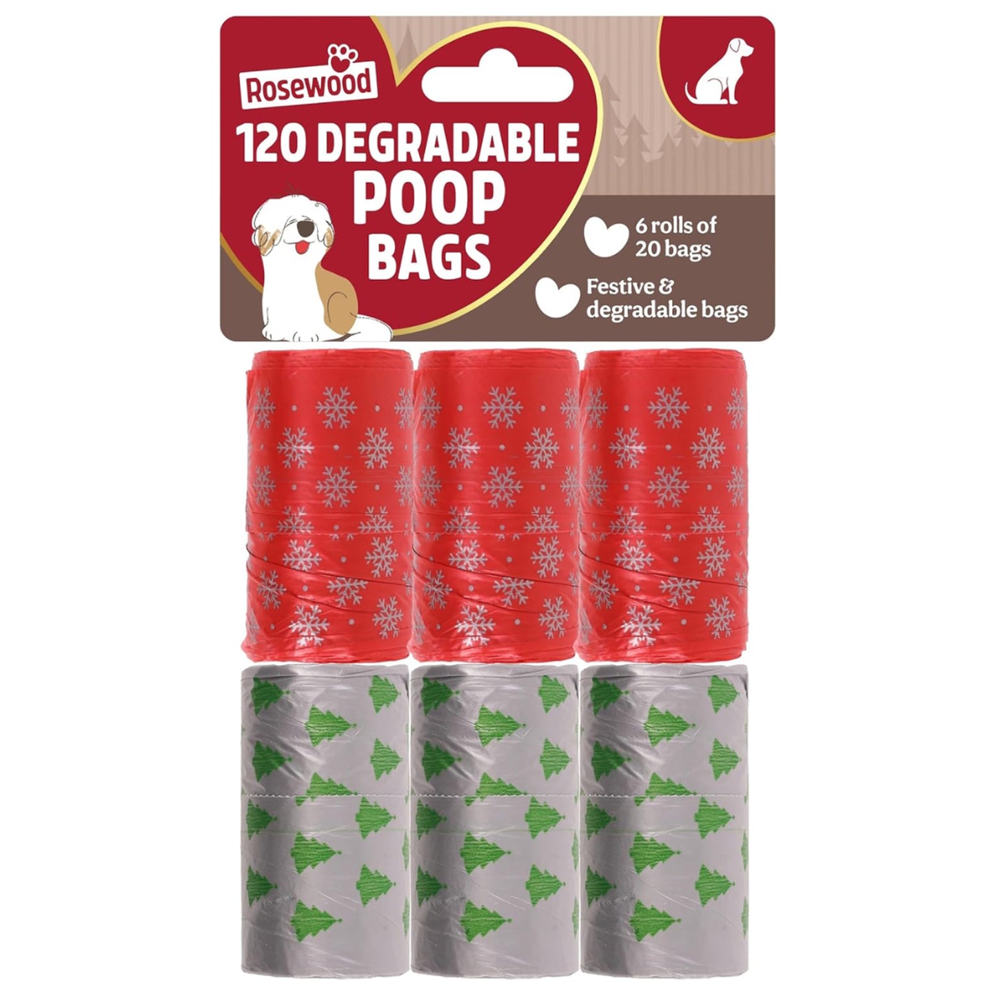 120PK Degradable Poo Bags