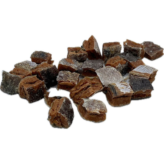 Salmon Skin Cubes