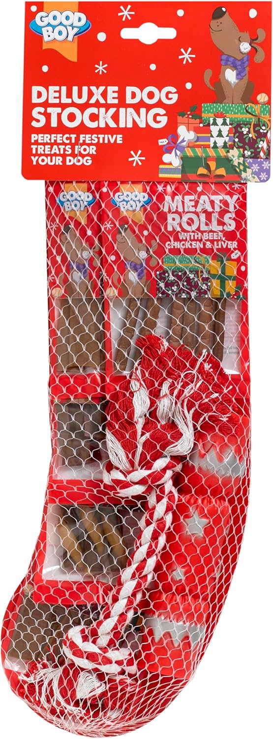 Good Boy Deluxe Dog Treat Stocking
