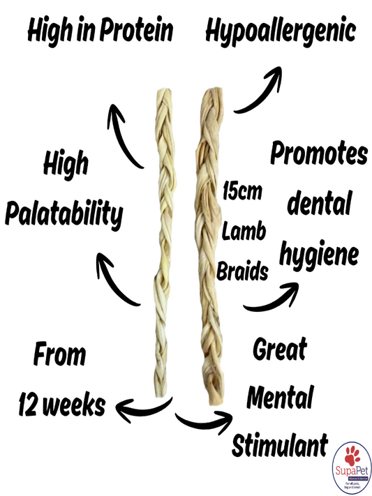 15cm Lamb Skin Braided