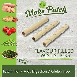 Mak's Patch Filled Twist Sticks
