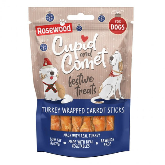 Turkey Wrapped Carrot Sticks - 100g